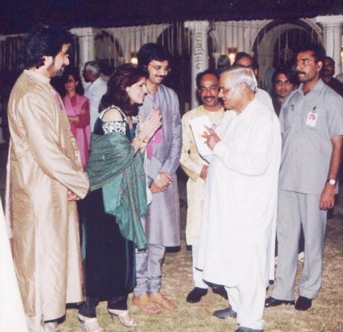 New Year's eve with Ex-PM Atal Bihari Vajpayee 1999