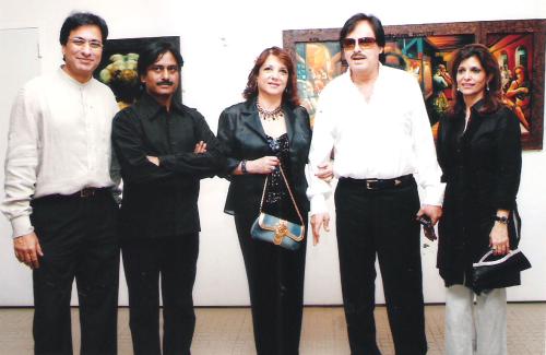 Ssanjay-kumar-web-Bina-aziz--with-Sanjay-n-Zarine-Khan,Talat-Aziz-n-Sanjay-Kumar
