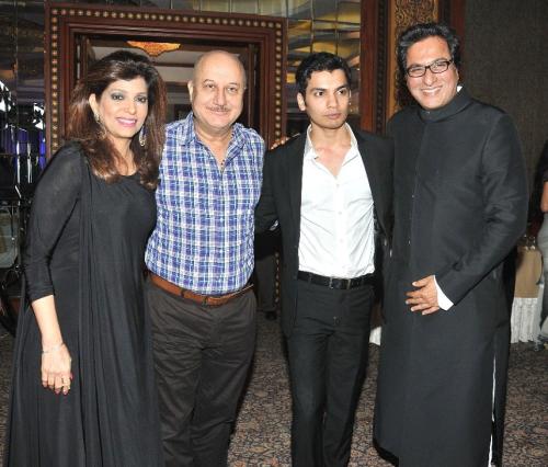 Celebrating Talat’s Birthday with Anupam Kher and son Adnan